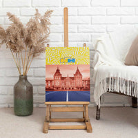 Netherlands North Holland Province Canvas Wall Art Flag Style