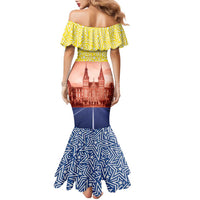 Netherlands North Holland Province Family Matching Mermaid Dress and Hawaiian Shirt Flag Style