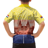 Netherlands North Holland Province Family Matching Summer Maxi Dress and Hawaiian Shirt Flag Style