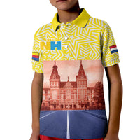 Netherlands North Holland Province Kid Polo Shirt Flag Style