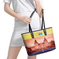Netherlands North Holland Province Leather Tote Bag Flag Style