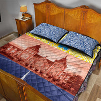 Netherlands North Holland Province Quilt Bed Set Flag Style