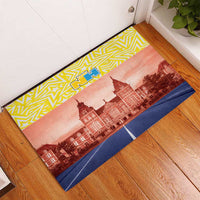 Netherlands North Holland Province Rubber Doormat Flag Style