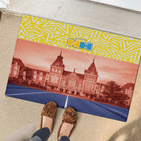 Netherlands North Holland Province Rubber Doormat Flag Style