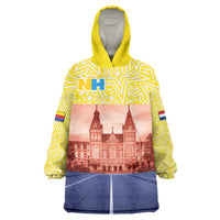 Netherlands North Holland Province Wearable Blanket Hoodie Flag Style