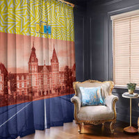 Netherlands North Holland Province Window Curtain Flag Style
