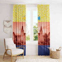 Netherlands North Holland Province Window Curtain Flag Style