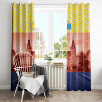 Netherlands North Holland Province Window Curtain Flag Style