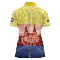 Netherlands North Holland Province Women Polo Shirt Flag Style