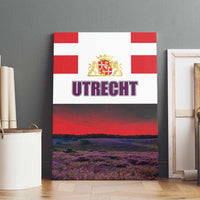 Netherlands Utrecht Province Canvas Wall Art Flag Style