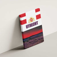 Netherlands Utrecht Province Canvas Wall Art Flag Style