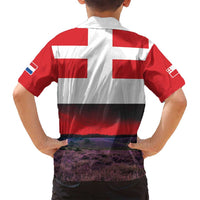 Netherlands Utrecht Province Family Matching Long Sleeve Bodycon Dress and Hawaiian Shirt Flag Style