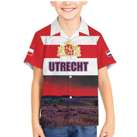 Netherlands Utrecht Province Family Matching Mermaid Dress and Hawaiian Shirt Flag Style