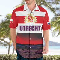 Netherlands Utrecht Province Hawaiian Shirt Flag Style