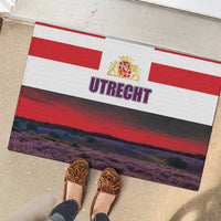 Netherlands Utrecht Province Rubber Doormat Flag Style