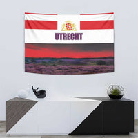Netherlands Utrecht Province Tapestry Flag Style
