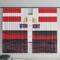 Netherlands Utrecht Province Window Curtain Flag Style