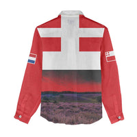 Netherlands Utrecht Province Women Casual Shirt Flag Style