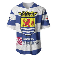 Netherlands Zeeland Province Baseball Jersey Flag Style