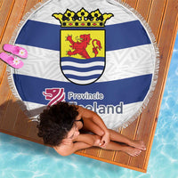 Netherlands Zeeland Province Beach Blanket Flag Style
