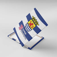 Netherlands Zeeland Province Canvas Wall Art Flag Style