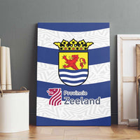 Netherlands Zeeland Province Canvas Wall Art Flag Style