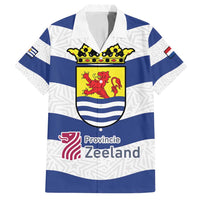Netherlands Zeeland Province Family Matching Puletasi and Hawaiian Shirt Flag Style