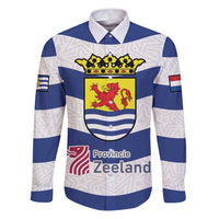 Netherlands Zeeland Province Family Matching Puletasi and Hawaiian Shirt Flag Style