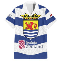 Netherlands Zeeland Province Family Matching Short Sleeve Bodycon Dress and Hawaiian Shirt Flag Style