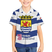 Netherlands Zeeland Province Family Matching Tank Maxi Dress and Hawaiian Shirt Flag Style