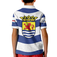 Netherlands Zeeland Province Kid Polo Shirt Flag Style