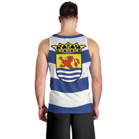 Netherlands Zeeland Province Men Tank Top Flag Style