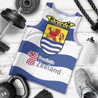 Netherlands Zeeland Province Men Tank Top Flag Style
