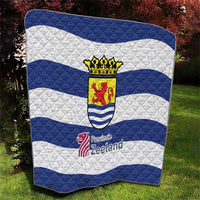 Netherlands Zeeland Province Quilt Flag Style