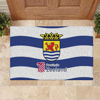 Netherlands Zeeland Province Rubber Doormat Flag Style
