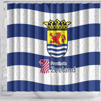 Netherlands Zeeland Province Shower Curtain Flag Style