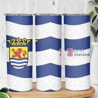 Netherlands Zeeland Province Skinny Tumbler Flag Style