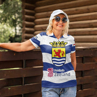 Netherlands Zeeland Province Women Polo Shirt Flag Style