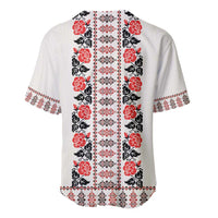 Romanian Traditional Pattern with Martenitsa Baseball Jersey Happy Martisor Day 1 March