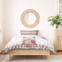 Romanian Traditional Pattern with Martenitsa Bedding Set Happy Martisor Day 1 March