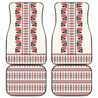 Romanian Traditional Pattern with Martenitsa Car Mats Happy Martisor Day 1 March