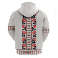 Romanian Traditional Pattern with Martenitsa Hoodie Happy Martisor Day 1 March