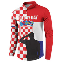 Croatia Victory Day 5 August Button Sweatshirt Dan Hrvatskih Branitelja