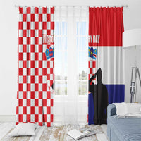 Croatia Victory Day 5 August Window Curtain Dan Hrvatskih Branitelja