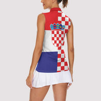 Croatia Victory Day 5 August Women Sleeveless Polo Shirt Dan Hrvatskih Branitelja