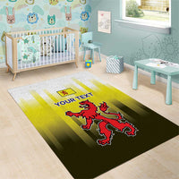 Netherlands Provincie Zuid-Holland Personalized Area Rug Flag Style