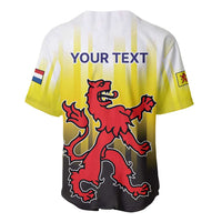 Netherlands Provincie Zuid-Holland Personalized Baseball Jersey Flag Style