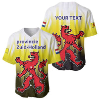 Netherlands Provincie Zuid-Holland Personalized Baseball Jersey Flag Style