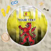 Netherlands Provincie Zuid-Holland Personalized Beach Blanket Flag Style