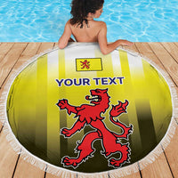 Netherlands Provincie Zuid-Holland Personalized Beach Blanket Flag Style